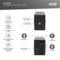 Line-Interactive UPS, 600VA/360W 12V/7Ah x1 battery,2x CEE 7/7 outlet,RJ-11,LED