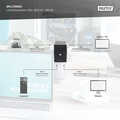 Line-Interactive UPS, 600VA/360W 12V/7Ah x1 battery,2x CEE 7/7 outlet,RJ-11,LED